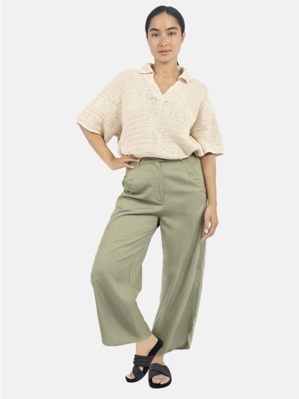 1 People Auckland Pants in Sage